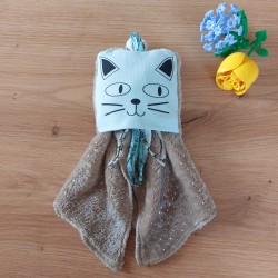 Doudou Dodyz Taupe Chat