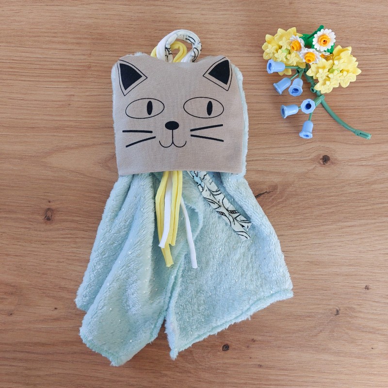 Doudou Dodyz Bleu Chat