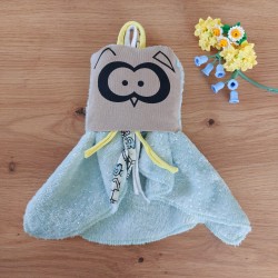 Doudou Dodyz Bleu Hibou