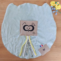 Doudou Dodyz Bleu Hibou