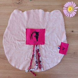 Doudou Dodyz Rose Cheval