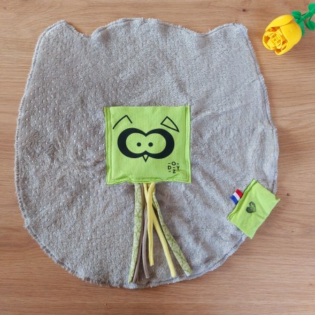 Doudou Dodyz Gris hiboux